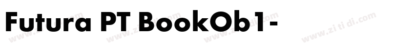 Futura PT BookOb1字体转换 Futura PT BookOb1字体转换